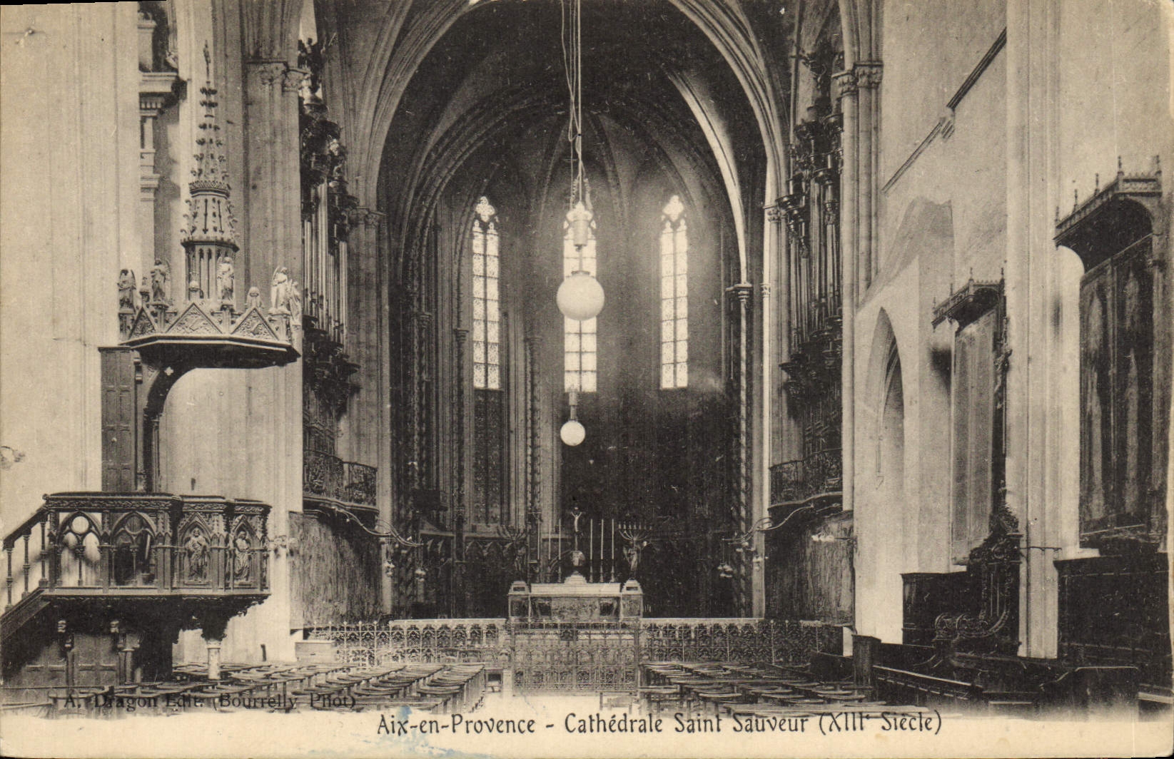 CPA Aix en Provence Cathedrale Saint Sauveur XIII siecle