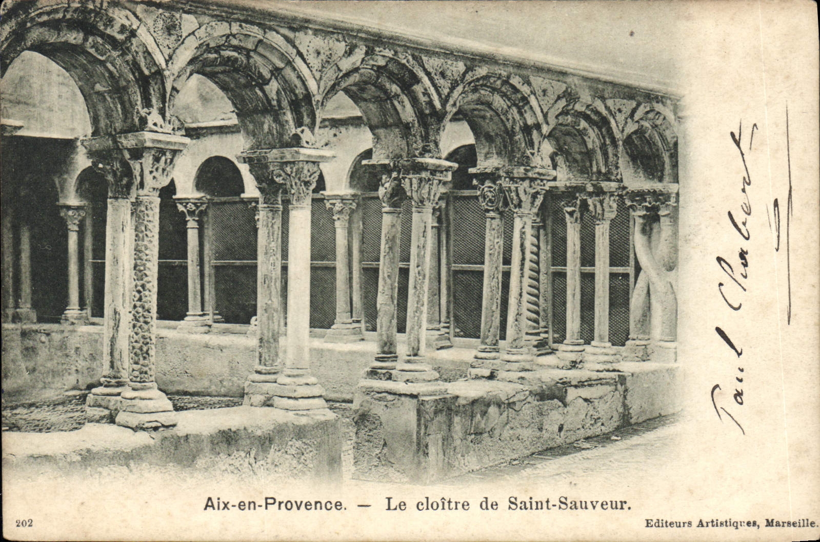 CPA Aix en Provence le Cloitre de Saint Sauveur 