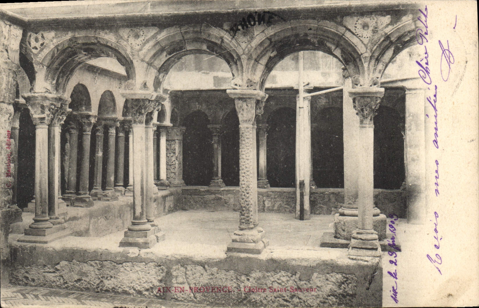 CPA Aix en Provence Cloitre Saint Sauveur 