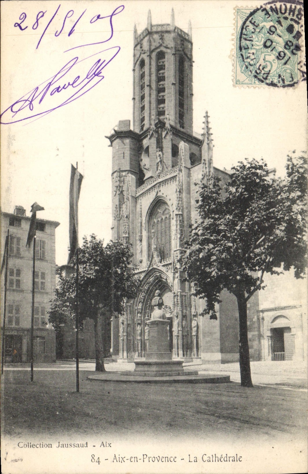 CPA Aix en Provence la Cathedrale