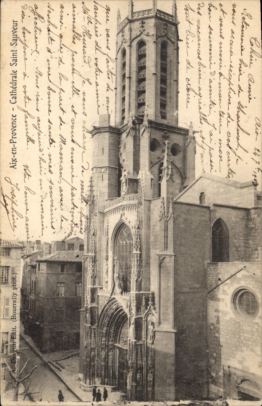 CPA Aix en Provence Cathedrale Saint Sauveur 