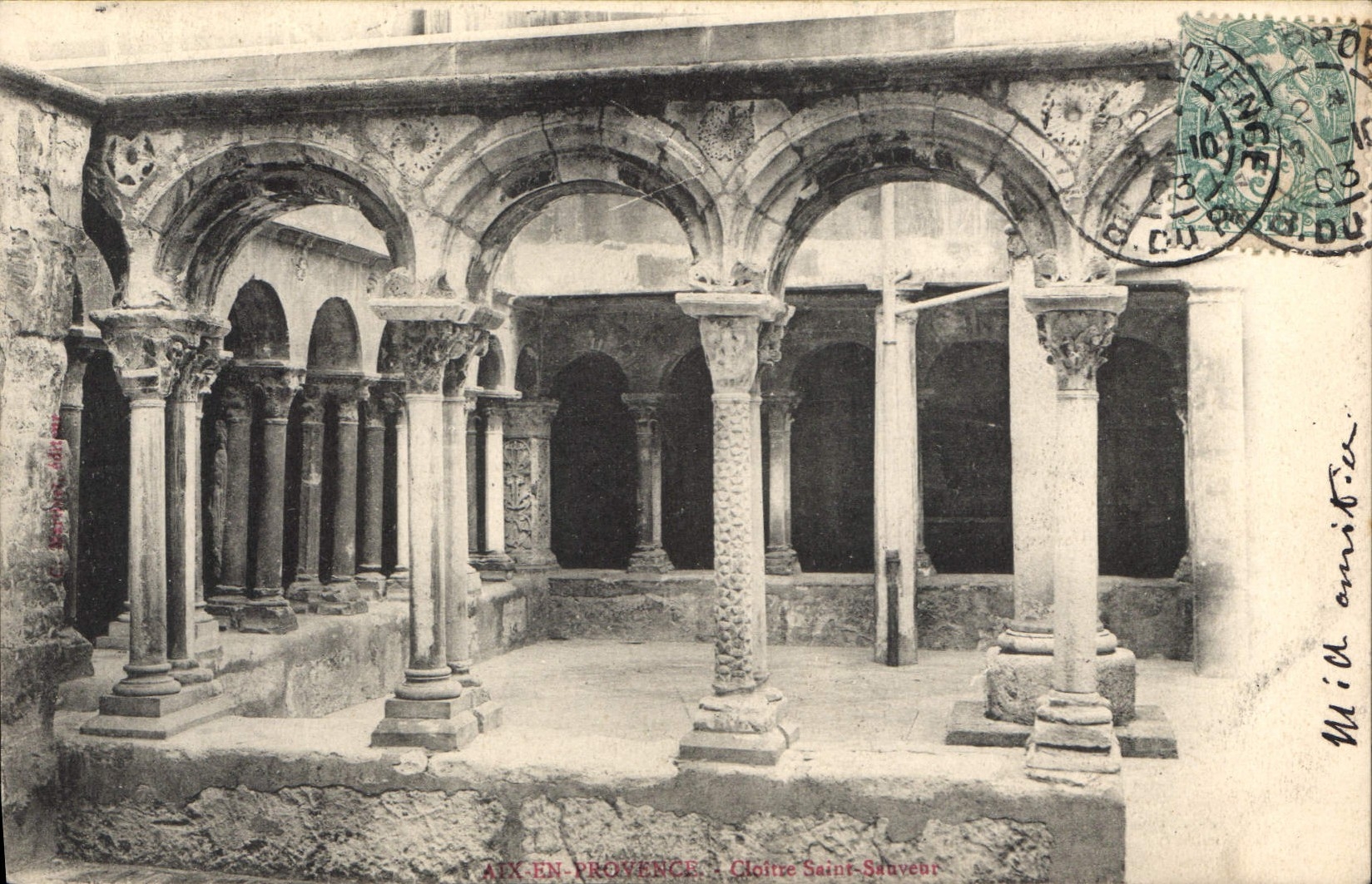 CPA Aix en Provence Cloitre Saint Sauveur 