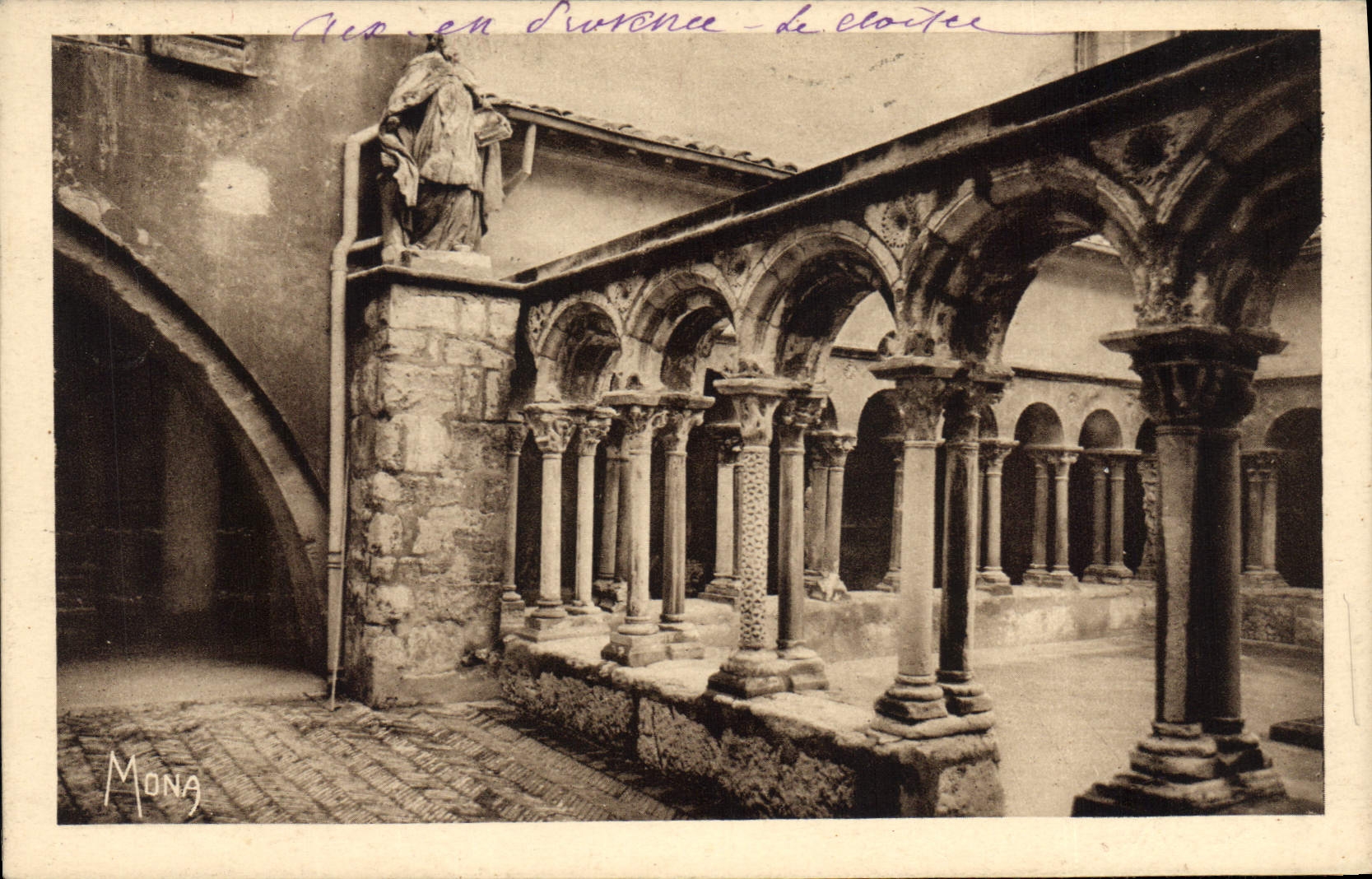 CPA Les petits Tableaux de Provence Aix en Provence Cloitre de la Cathedrale Saint Sauveur 