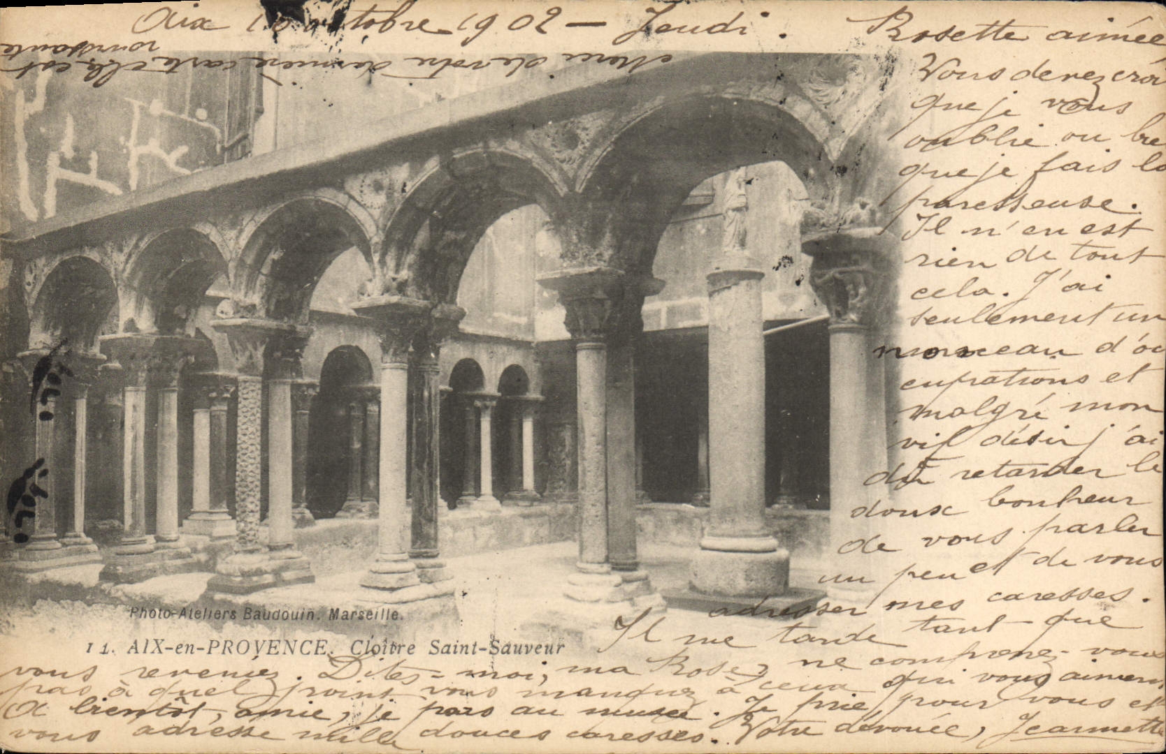 CPA Aix en Provence Cloitre Saint Sauveur 