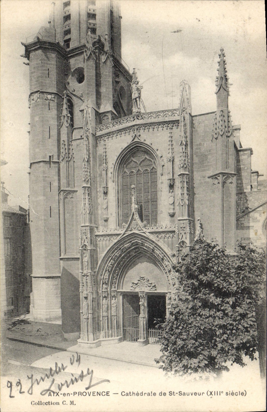 CPA Aix en Provence Cathedrale de St Sauveur XIII siecle 
