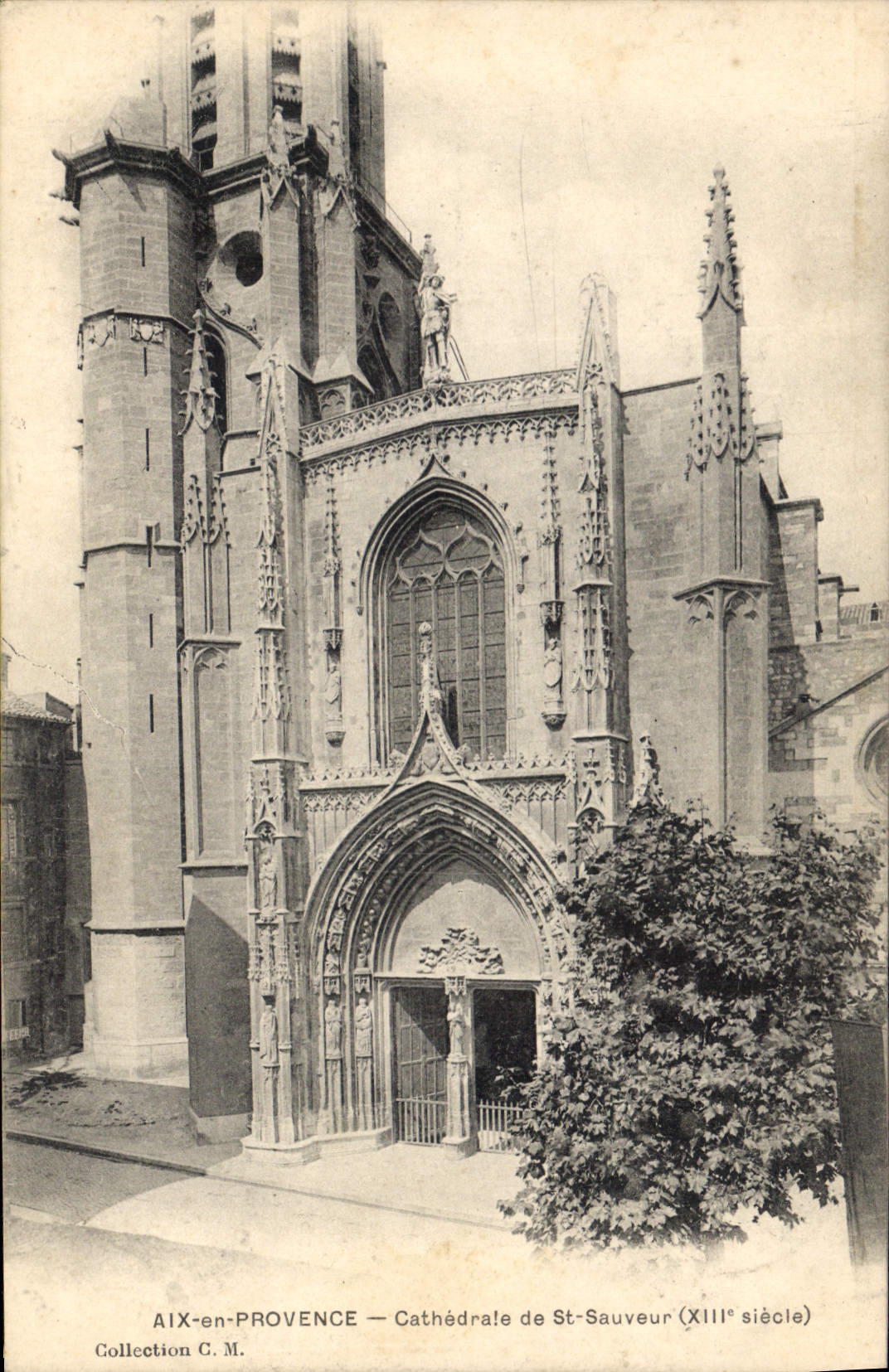 CPA Aix en Provence Cathedrale de St Sauveur XIII siecle 