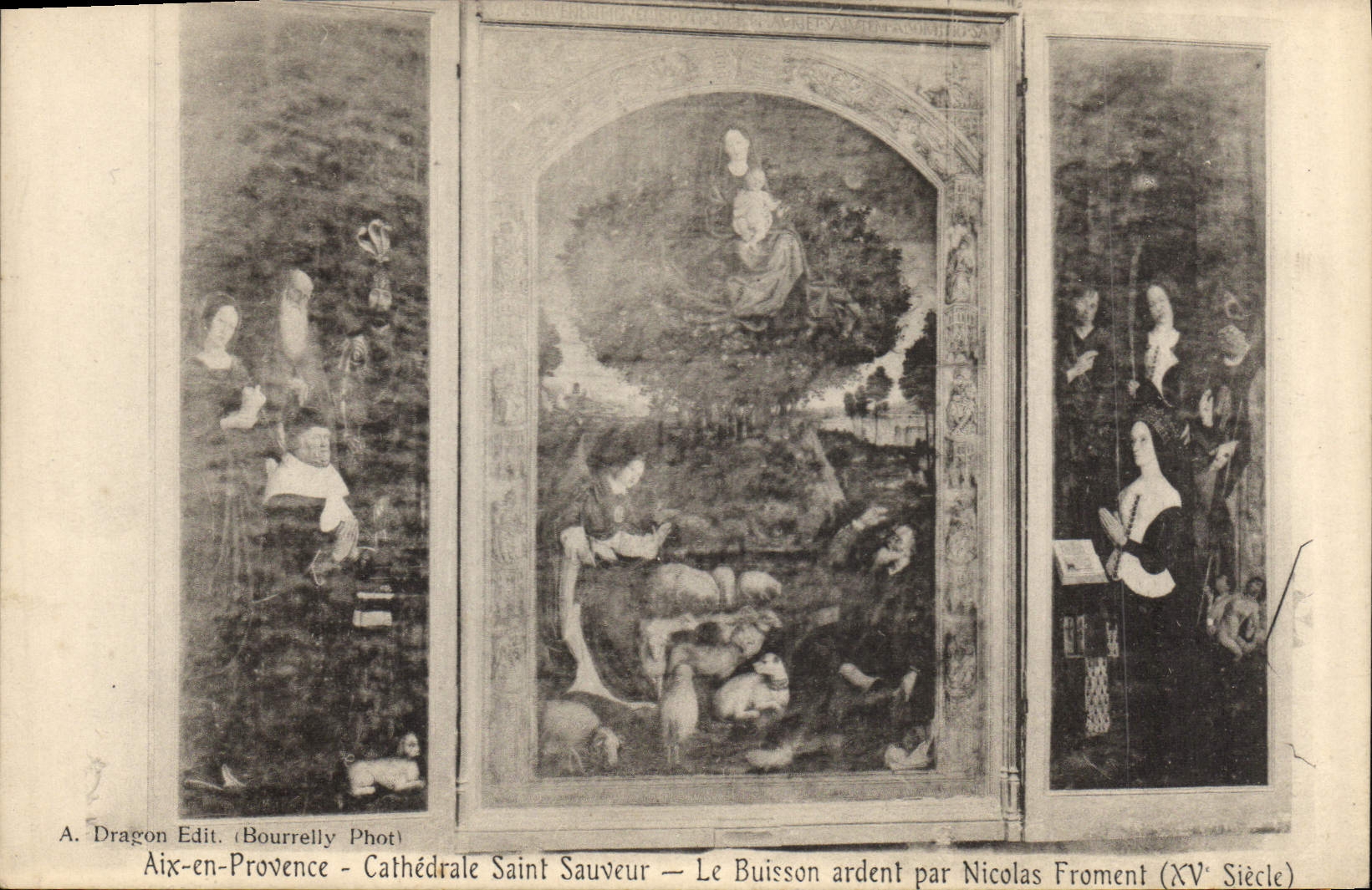 CPA Aix en Provence Cathedrale Saint Sauveur le Buisson ardent par Nicolas Froment XV siecle 