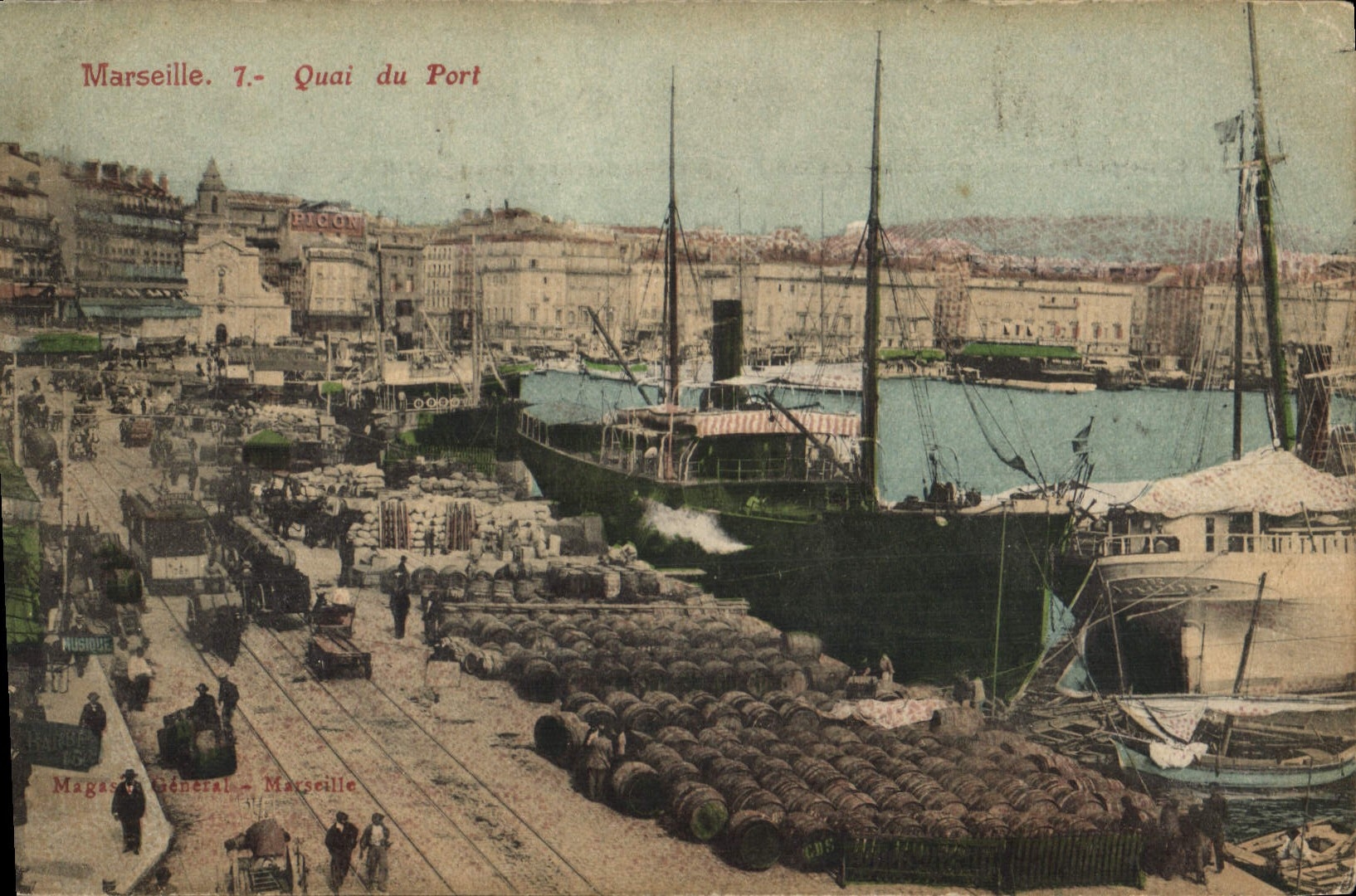 CPA Marseille Quai du Port 