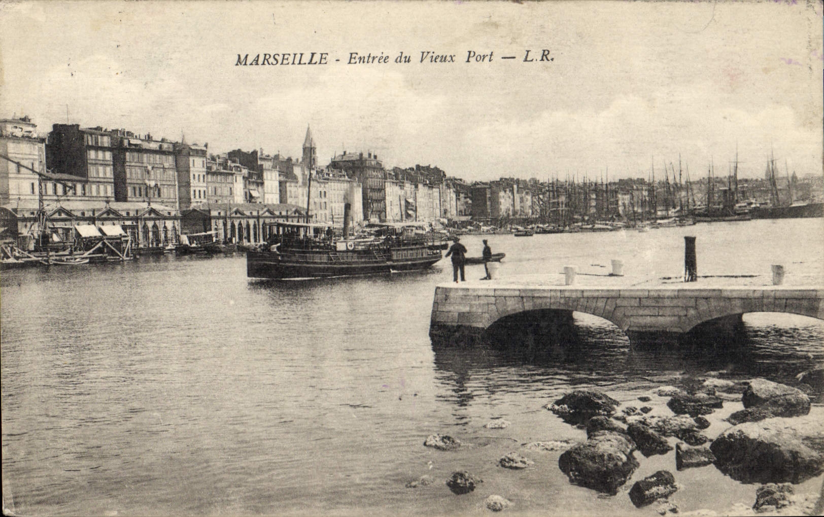 CPA Marseille Entree du Vieux Port 