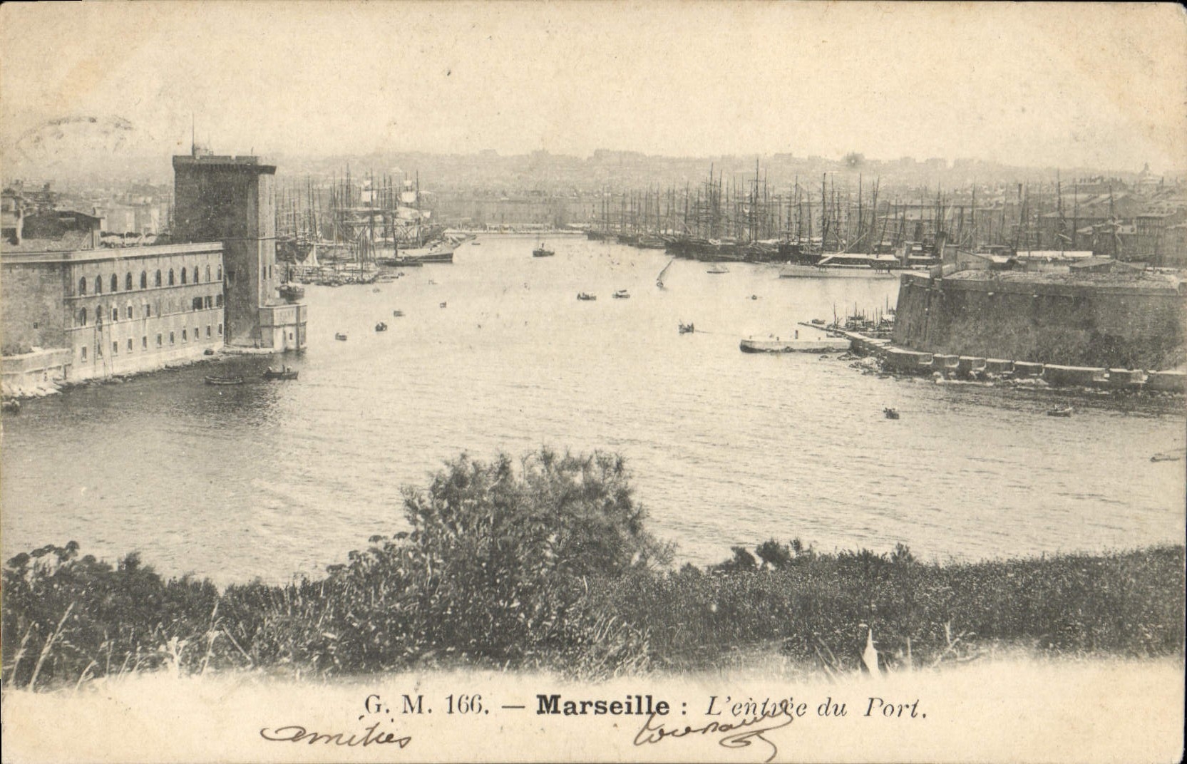 CPA Marseille l'Entree du Port 