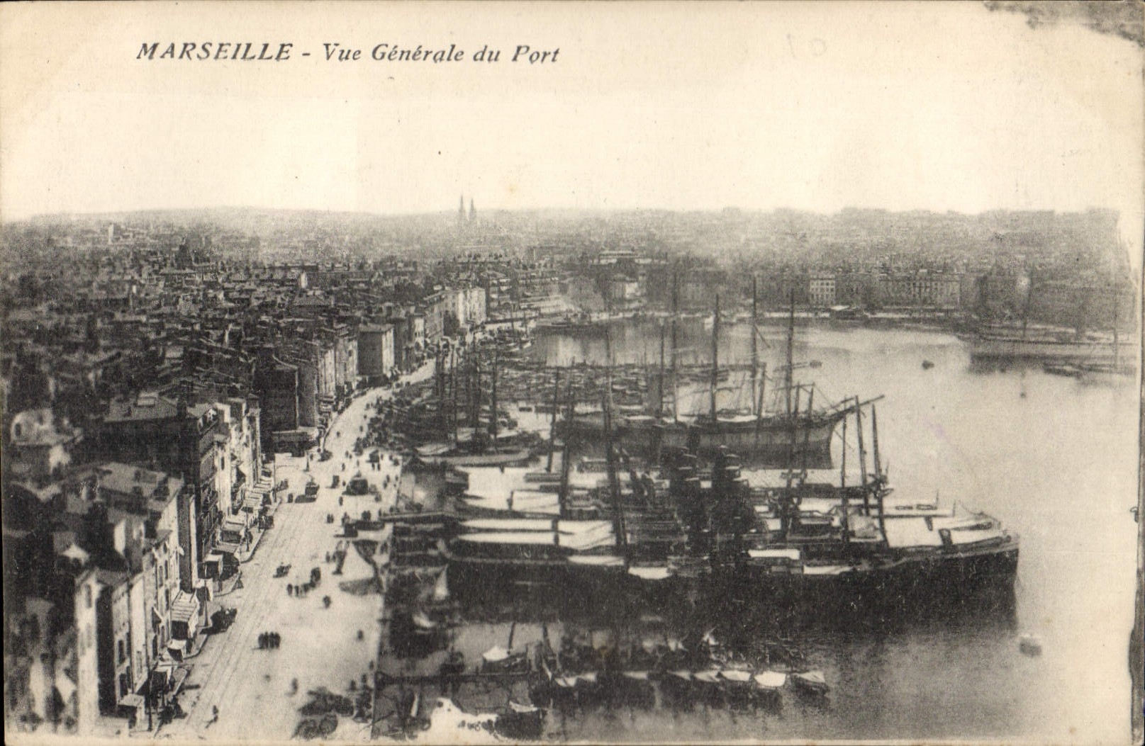 CPA Marseille vue generale du Port 