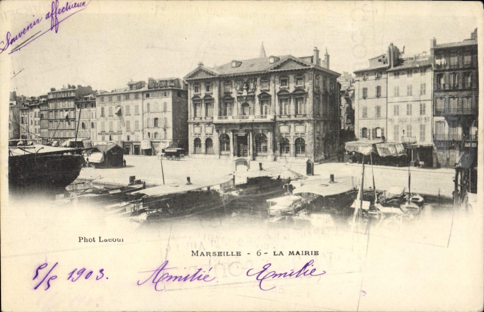CPA Marseille La Mairie 