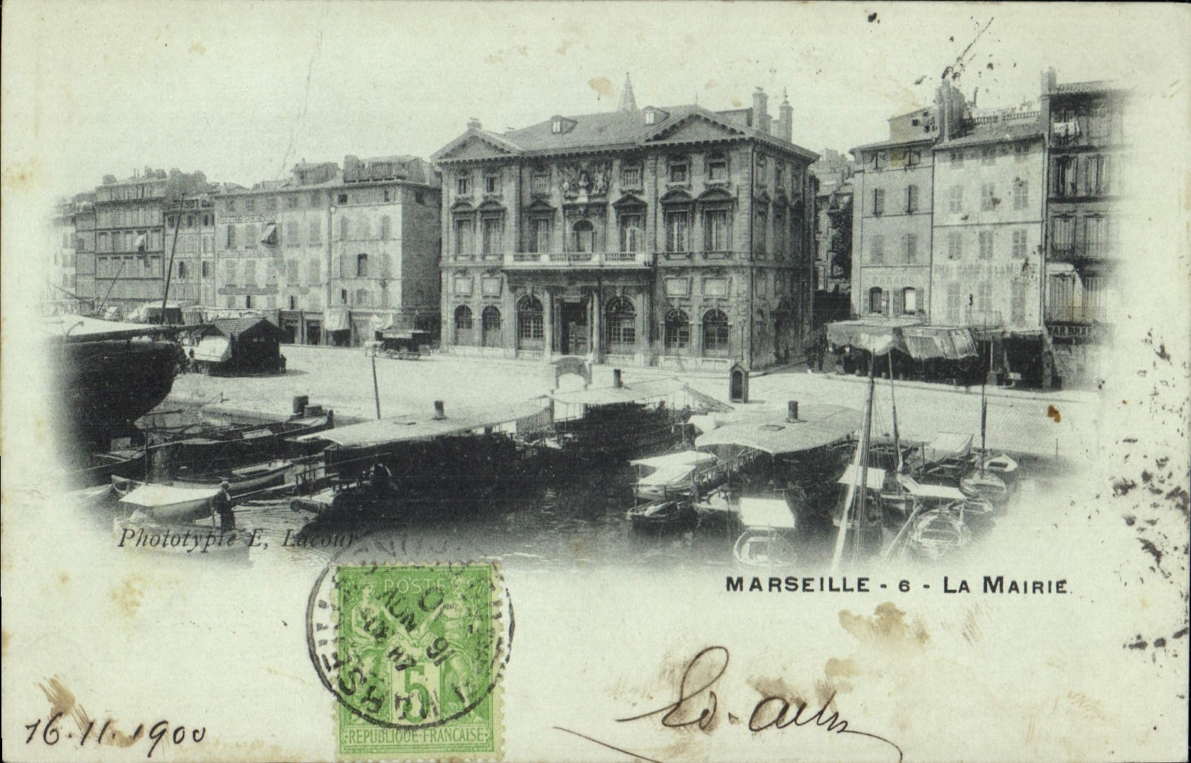 CPA Marseille La Mairie 