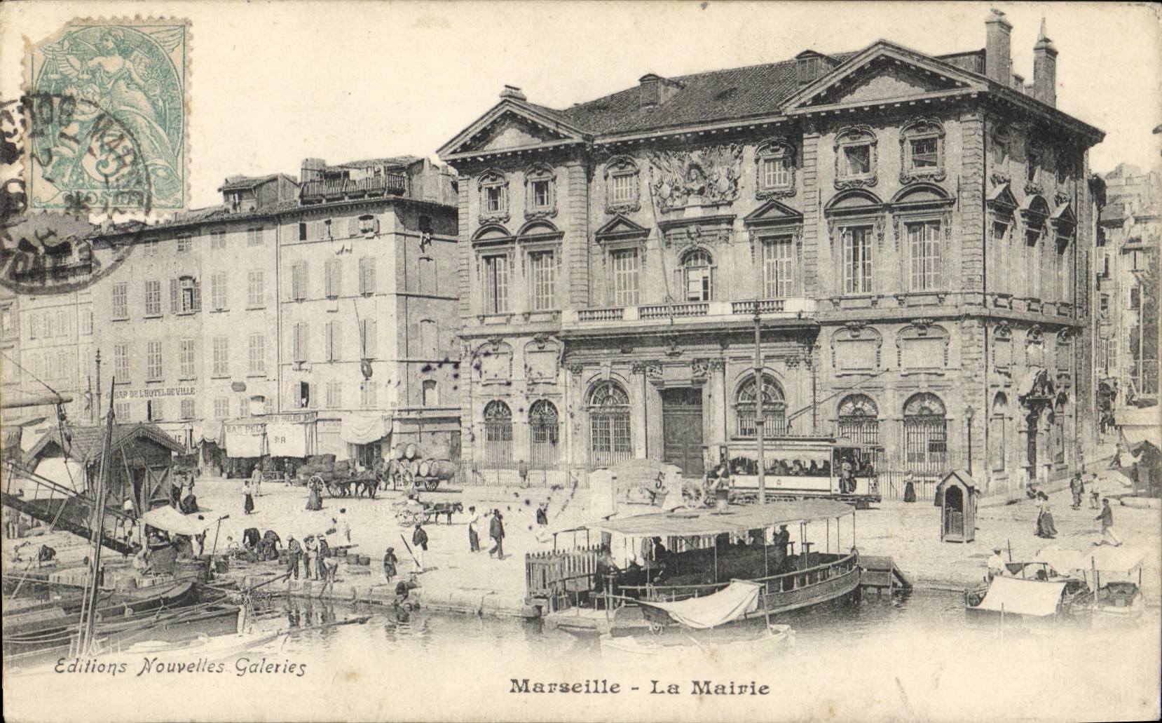 CPA Marseille La Mairie 
