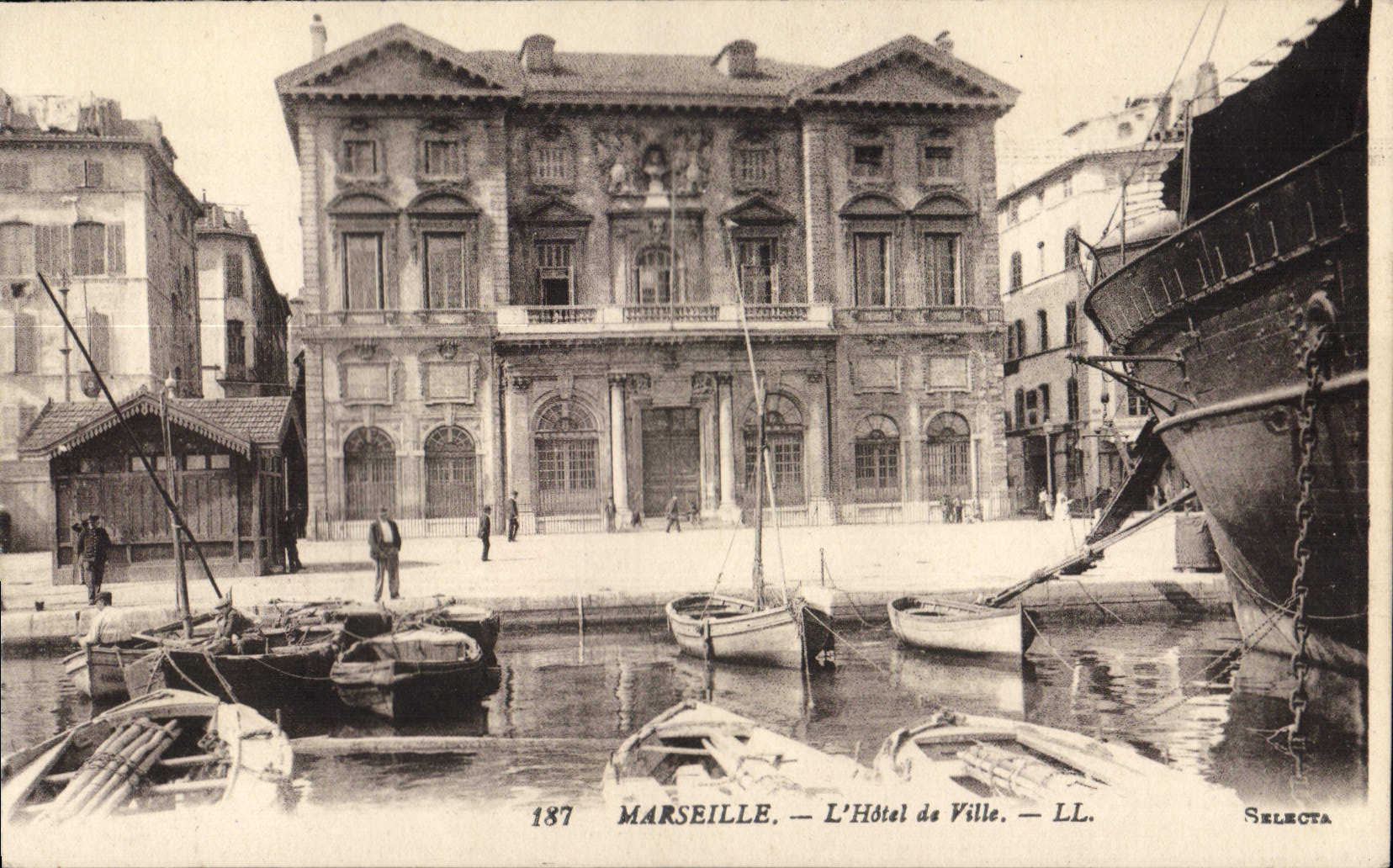 CPA Marseille L'Hotel de Ville 