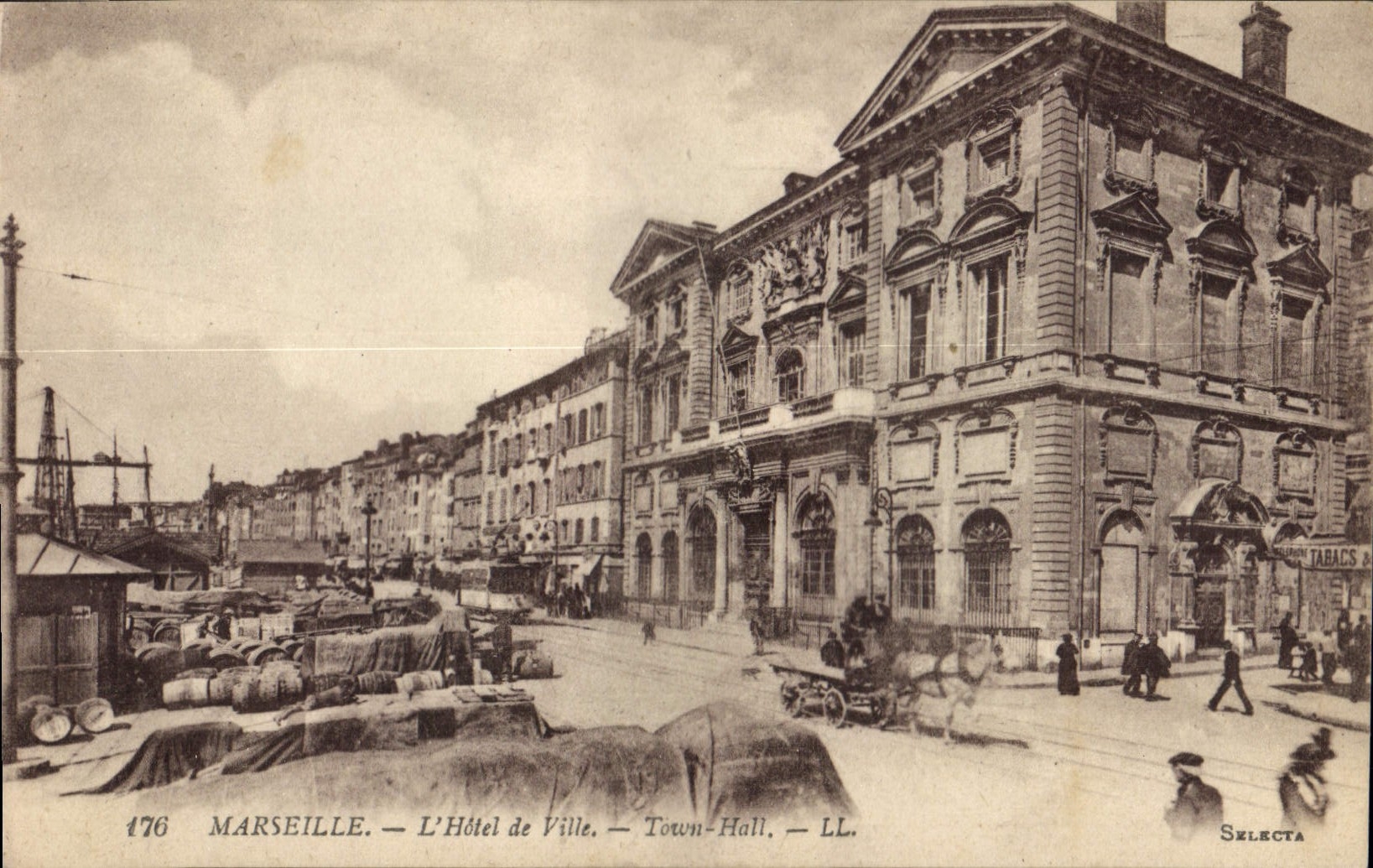CPA Marseille L'Hotel de Ville 