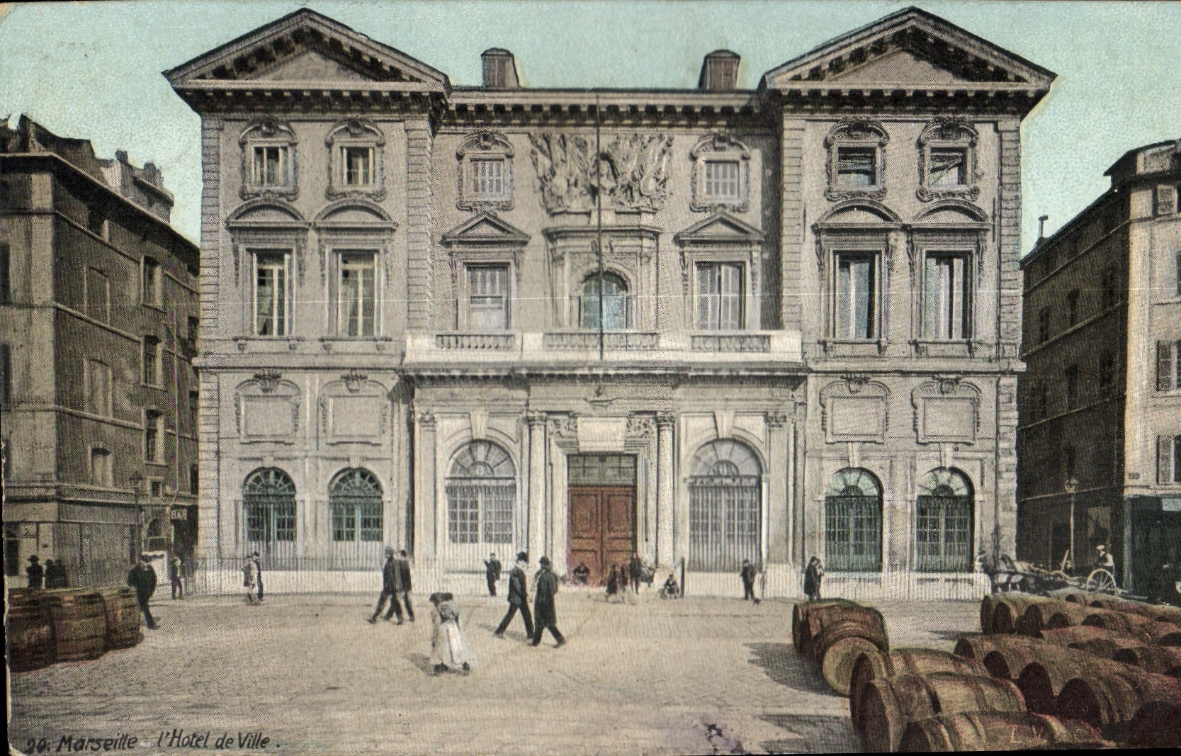 CPA Marseille L'Hotel de Ville 
