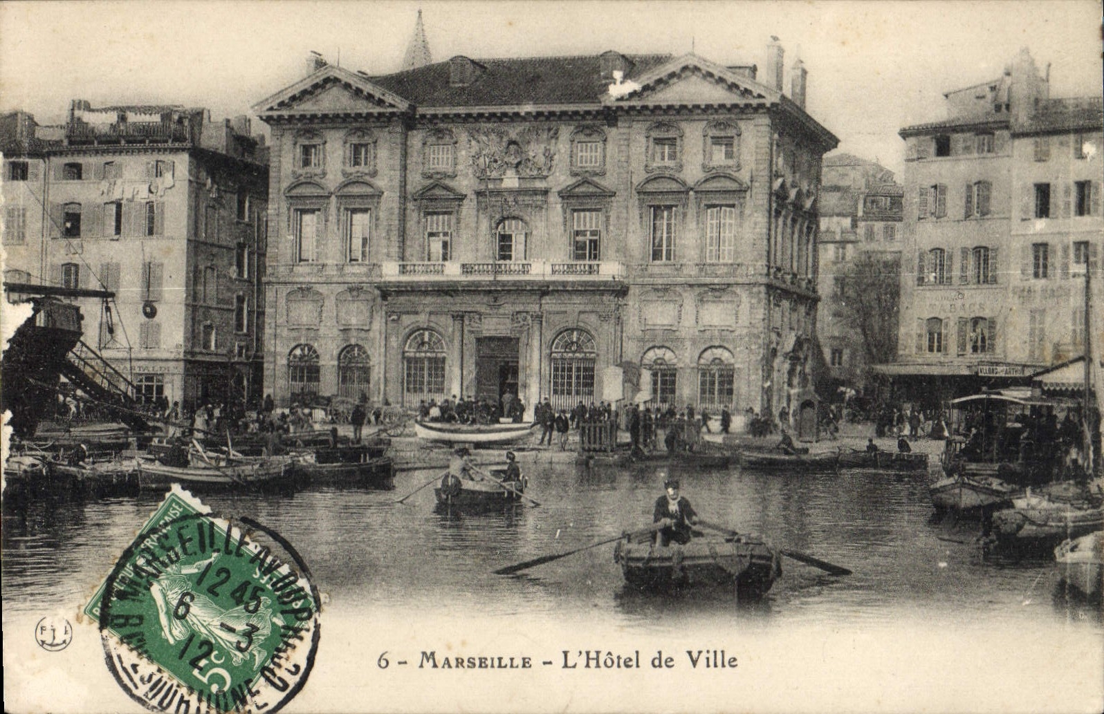 CPA Marseille L'Hotel de Ville 