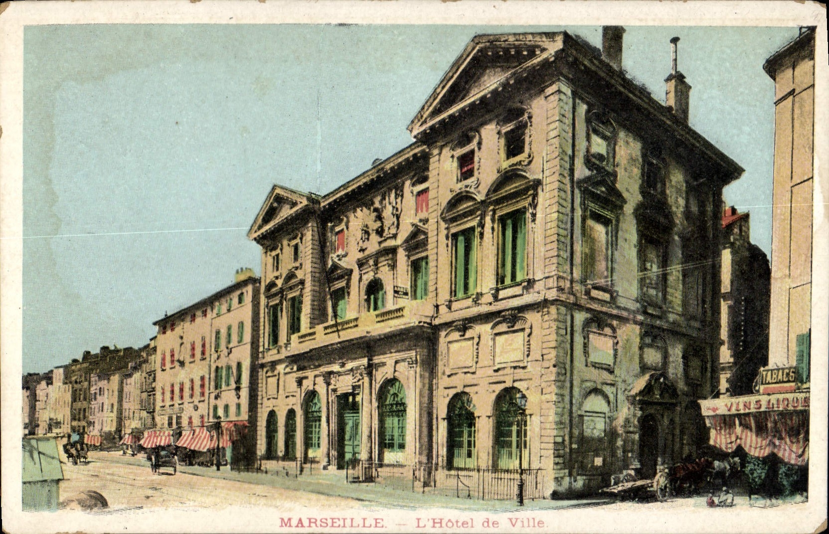CPA Marseille L'Hotel de Ville 