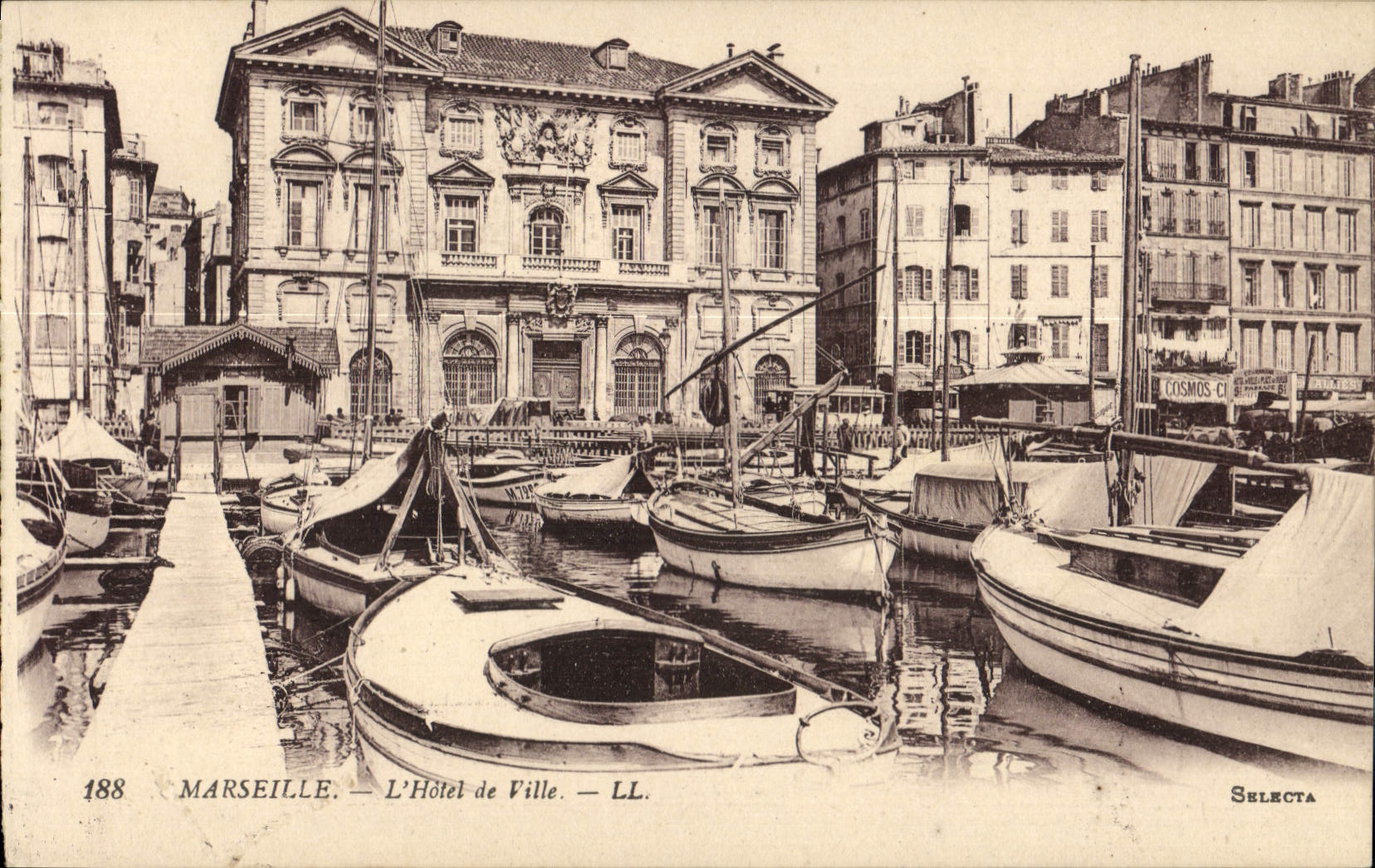 CPA Marseille L'Hotel de Ville 