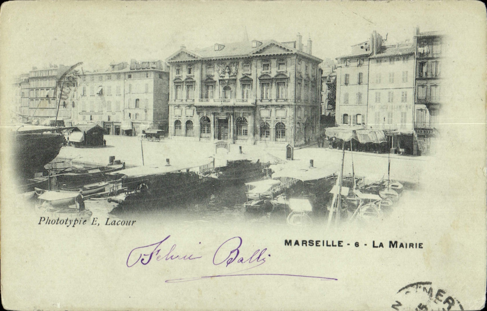 CPA Marseille La Mairie 