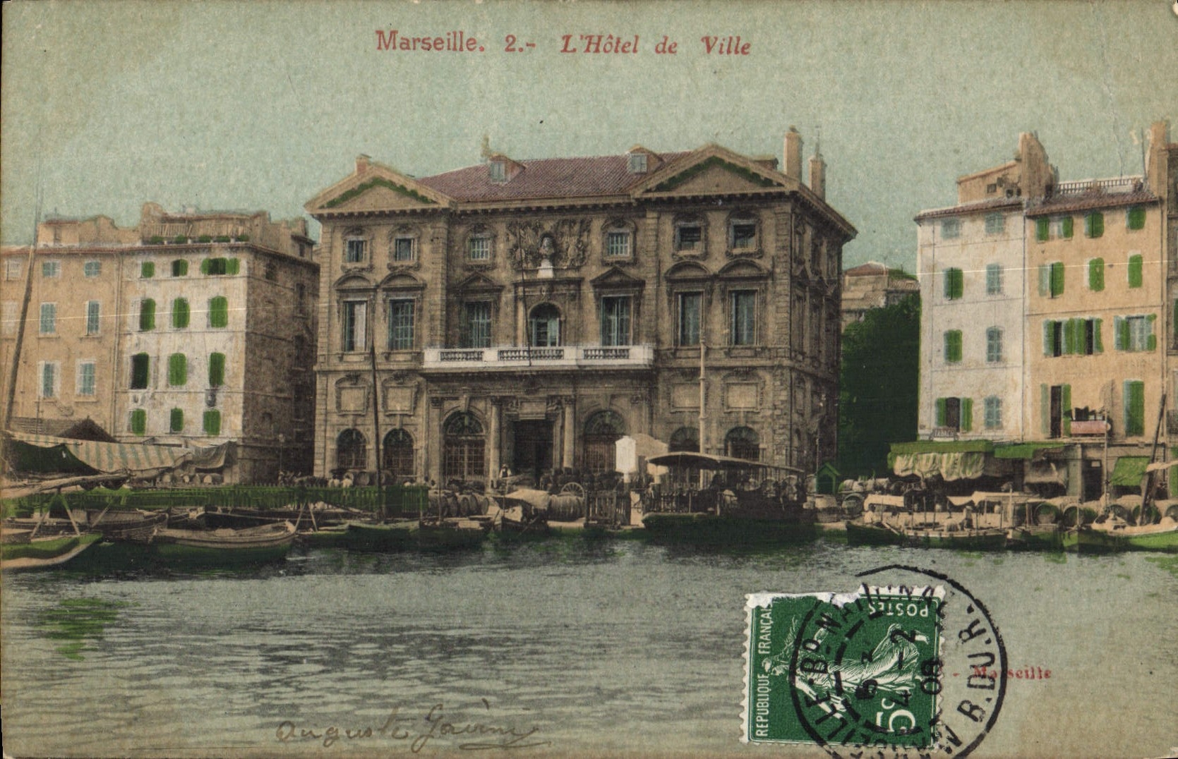 CPA Marseille L'Hotel de Ville 