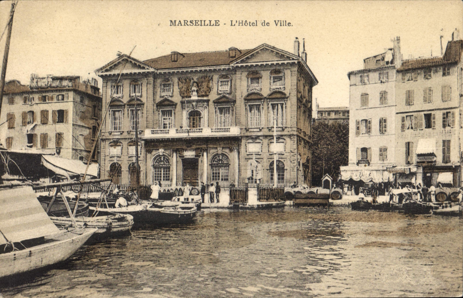 CPA Marseille L'Hotel de Ville 