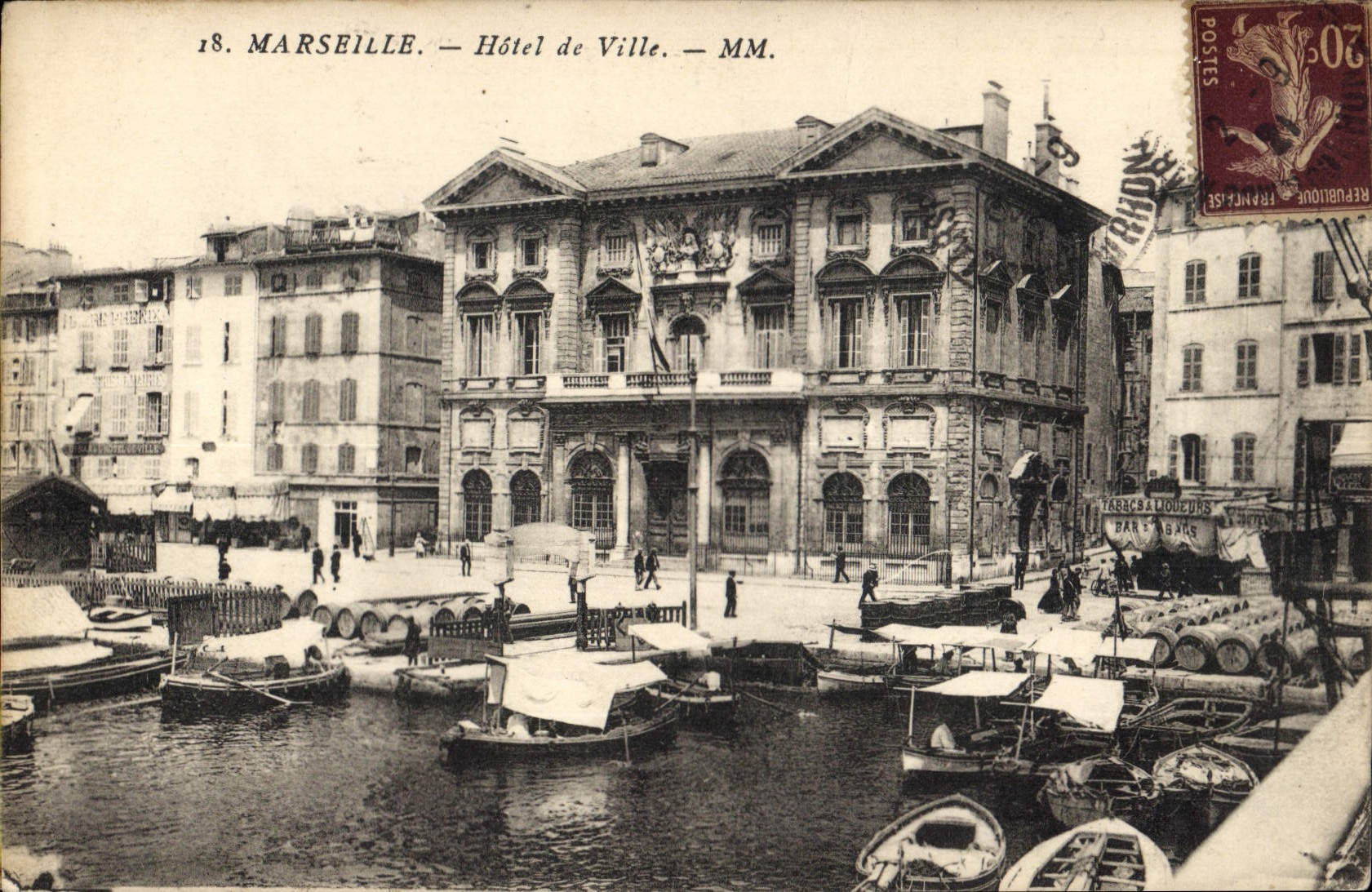 CPA Marseille Hotel de Ville 