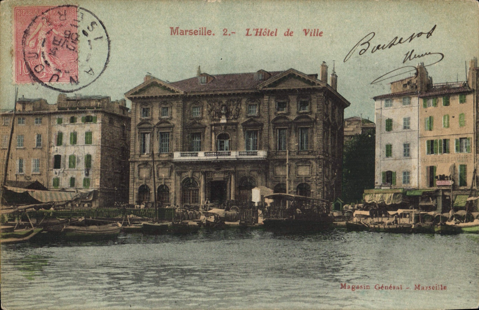 CPA Marseille L'Hotel de Ville 