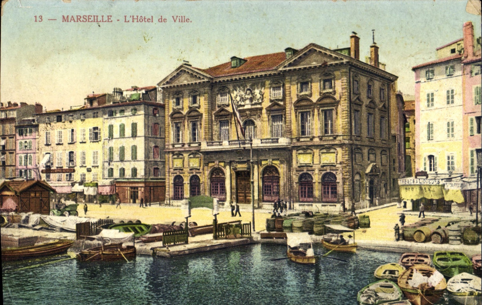 CPA Marseille L'Hotel de Ville 