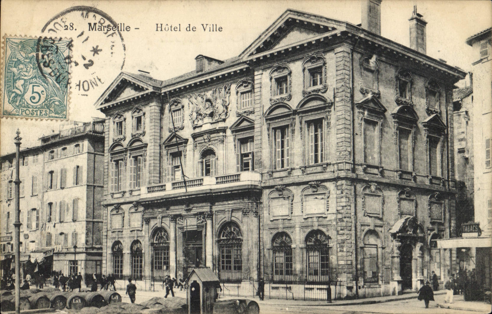 CPA Marseille Hotel de Ville 