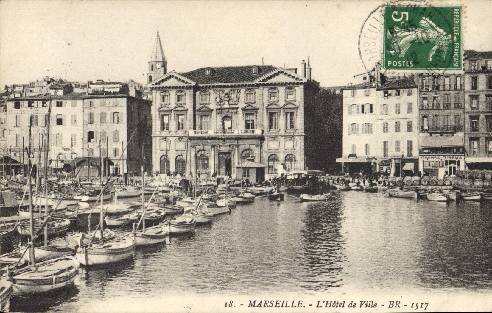 CPA Marseille L'Hotel de Ville 