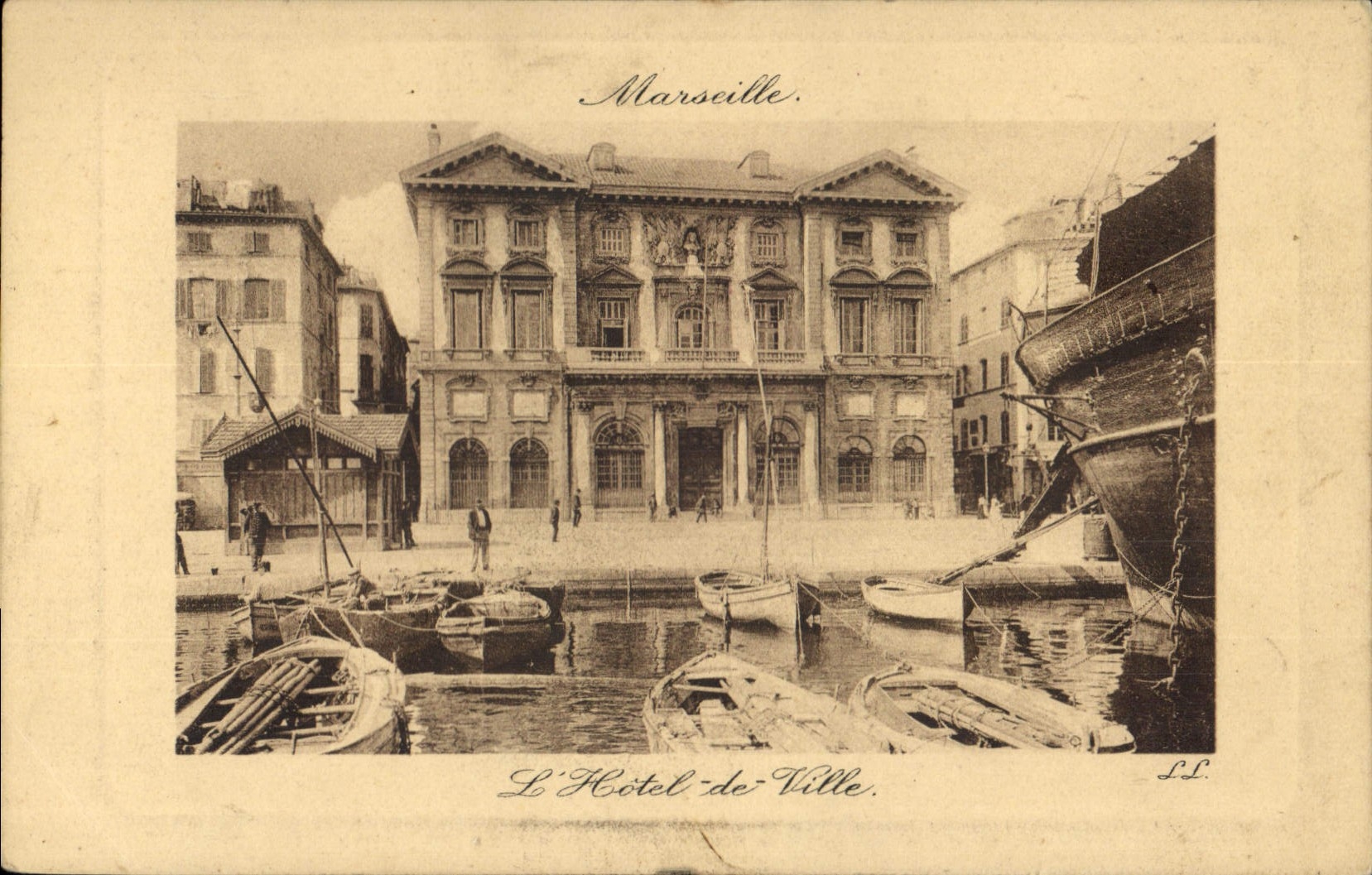 CPA Marseille L'Hotel de Ville 