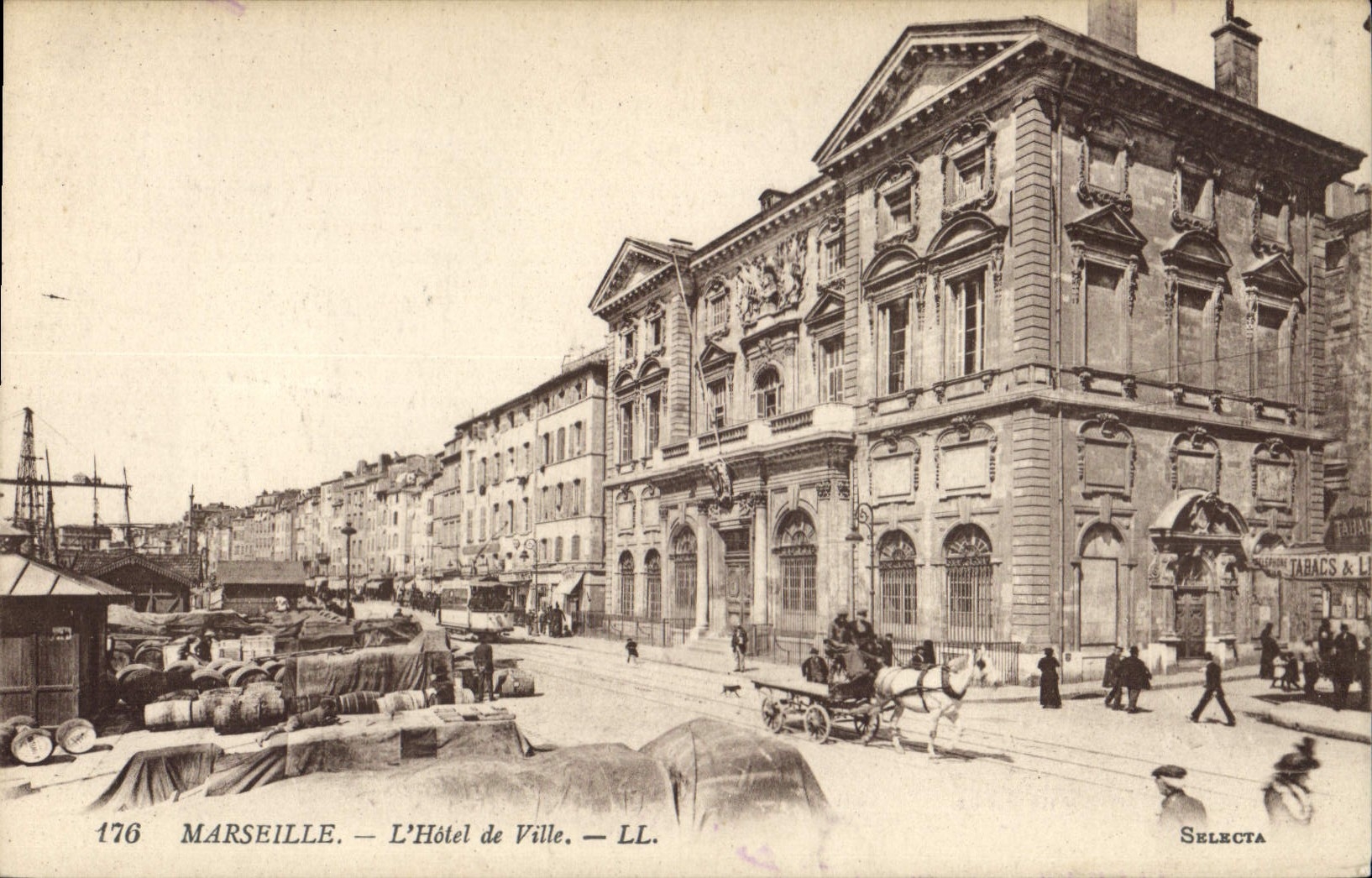 CPA Marseille L'Hotel de Ville 