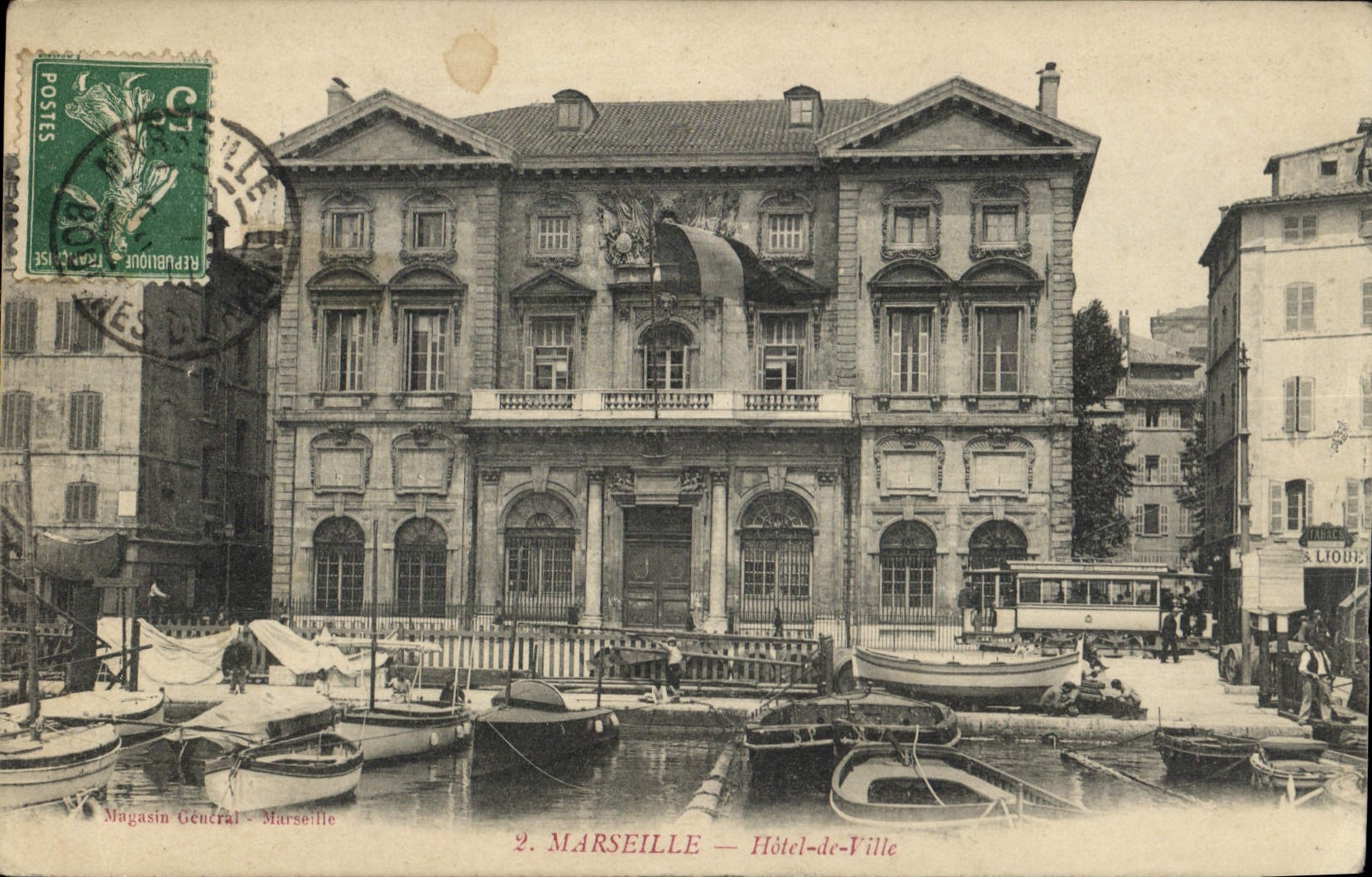 CPA Marseille Hotel de Ville 