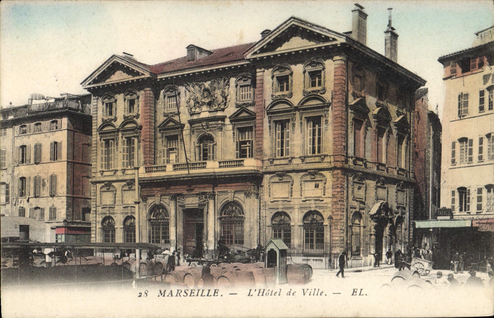 CPA Marseille L'Hotel de Ville 