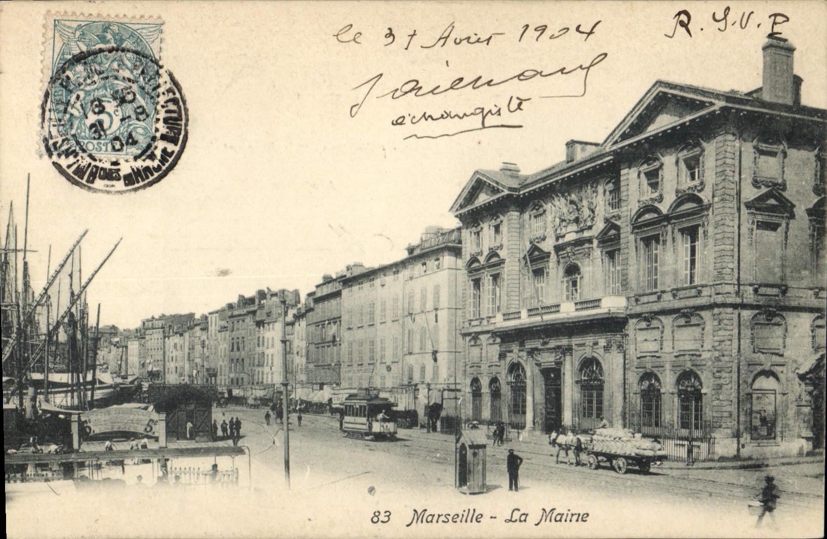 CPA Marseille La Mairie 