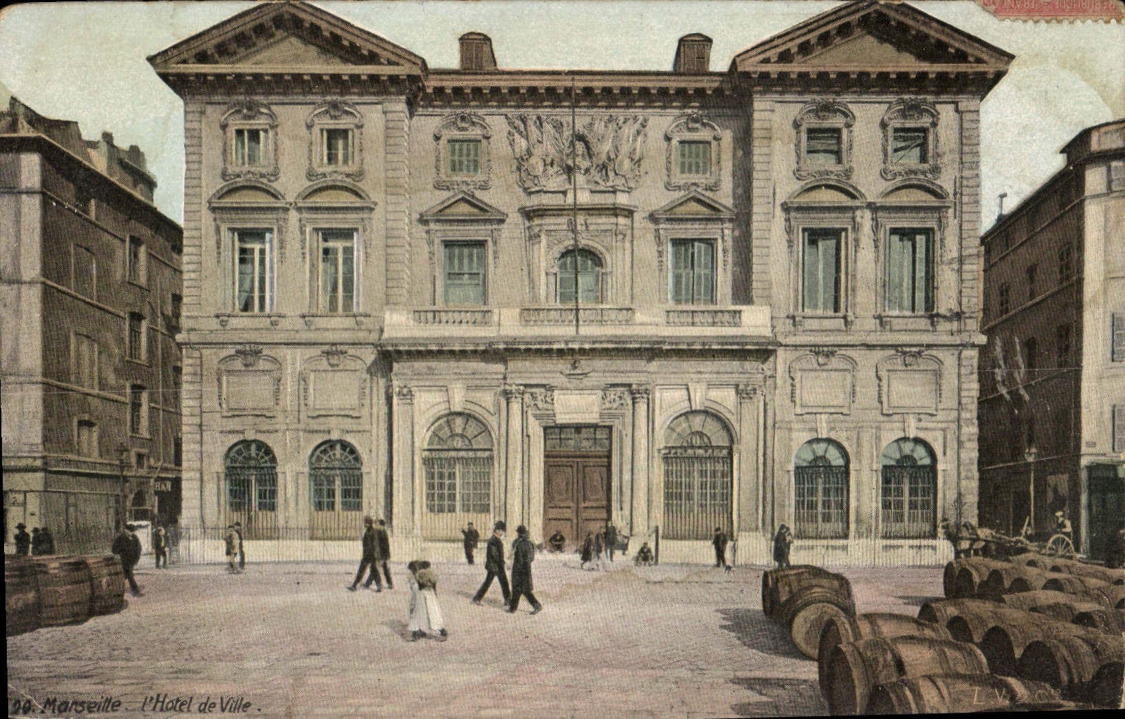 CPA Marseille L'Hotel de Ville 