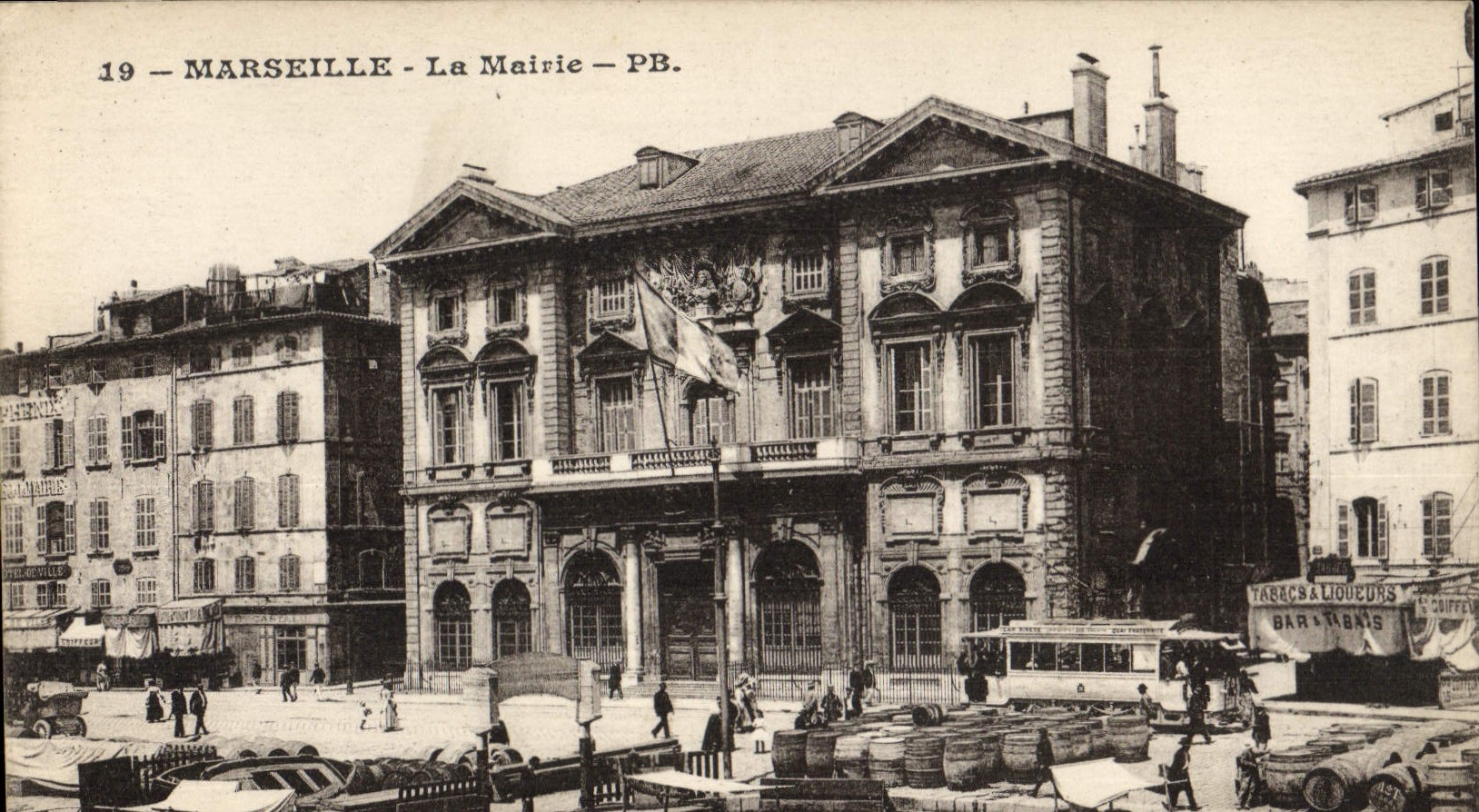 CPA Marseille La Mairie 