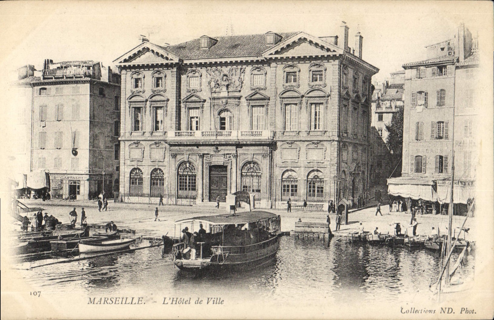 CPA Marseille L'Hotel de Ville 