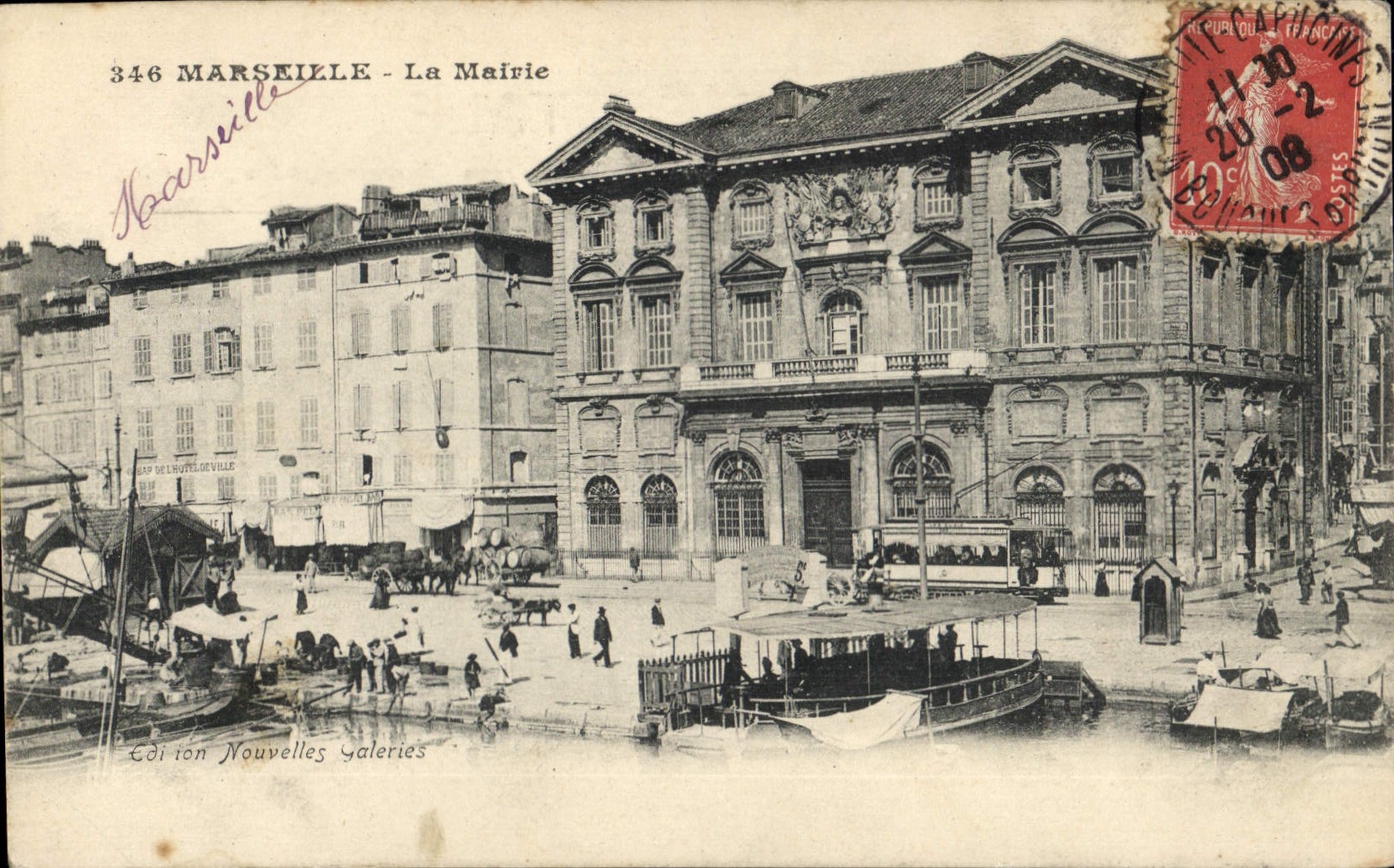 CPA Marseille La Mairie 