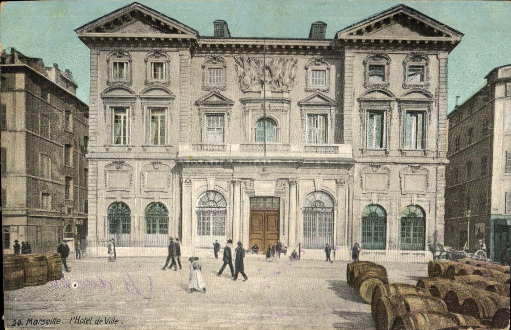 CPA Marseille L'Hotel de Ville 