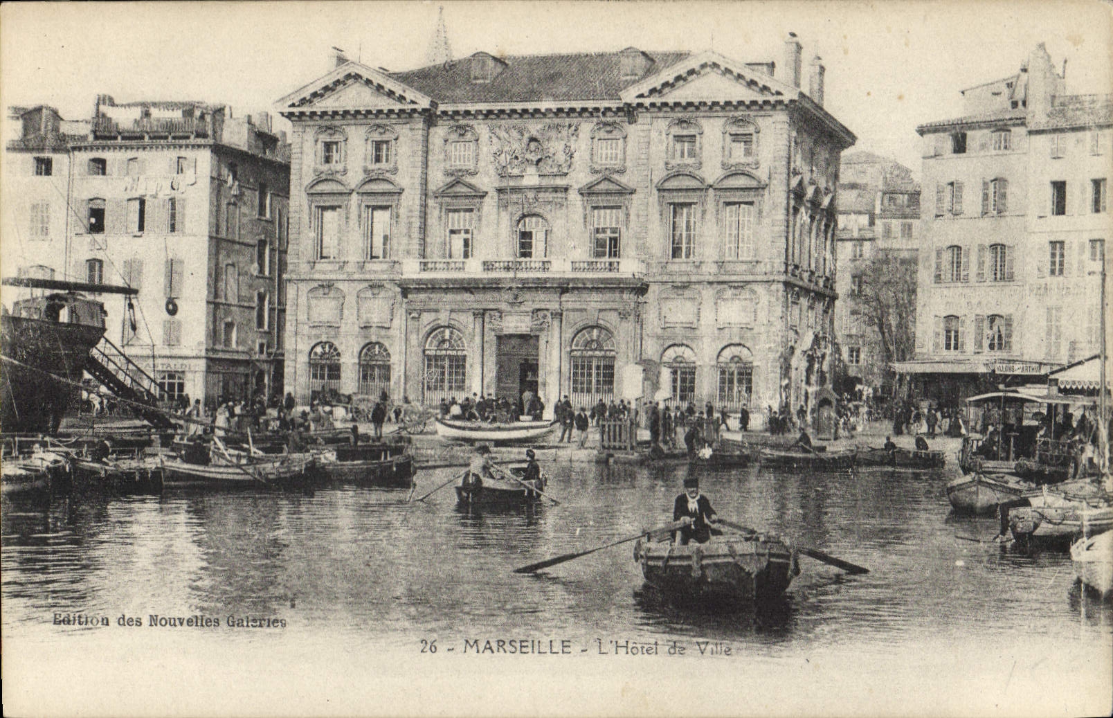 CPA Marseille L'Hotel de Ville 
