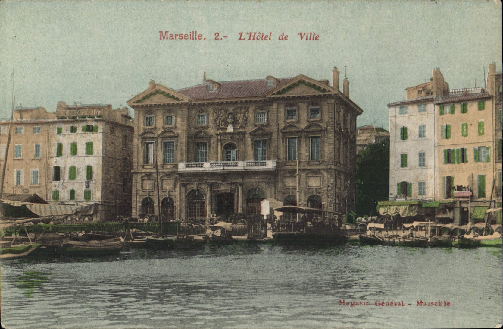 CPA Marseille L'Hotel de Ville 