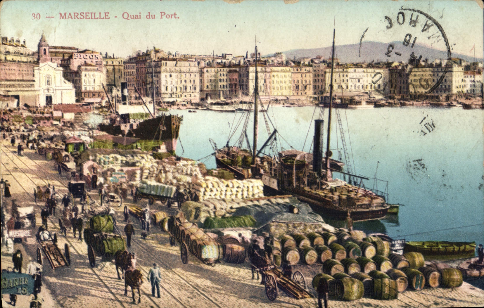 CPA Marseille Quai du Port 
