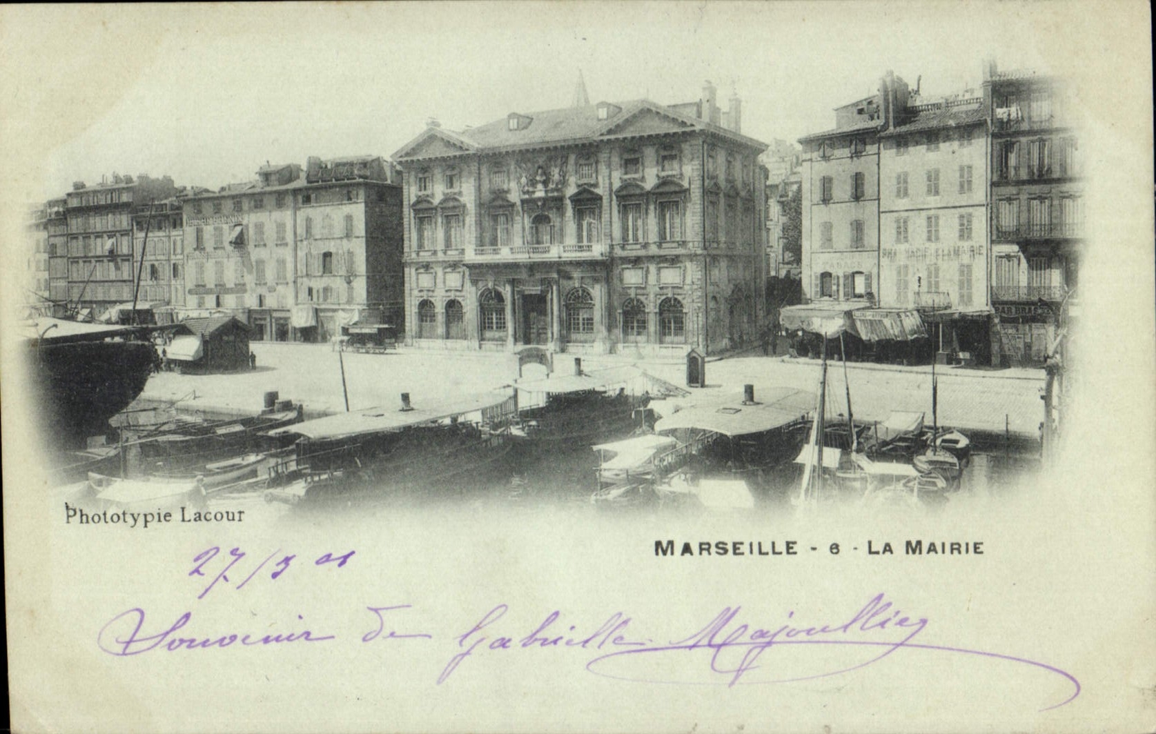 CPA Marseille La Mairie 