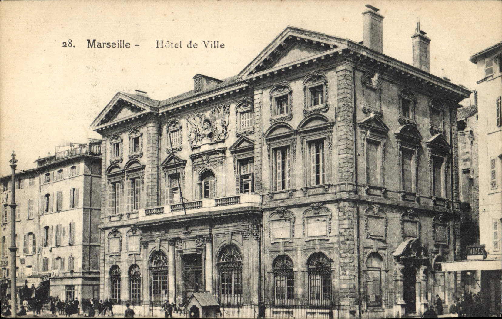CPA Marseille Hotel de Ville 