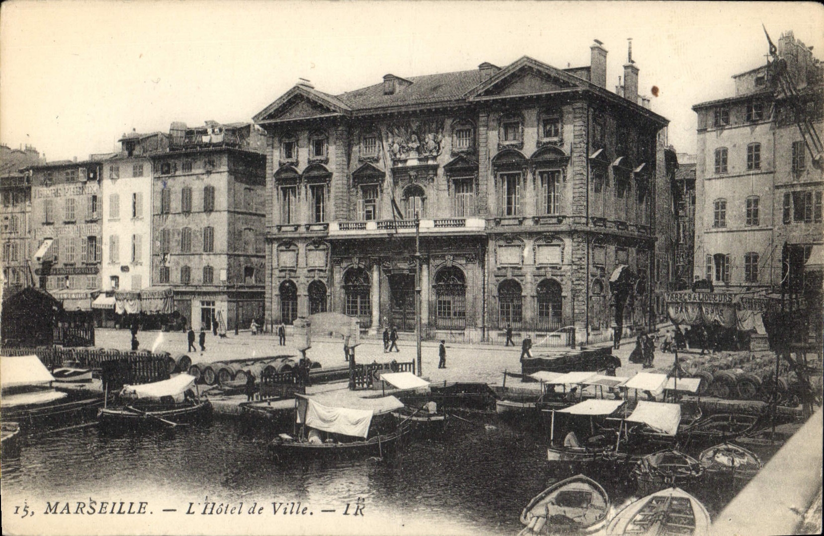CPA Marseille l'hotel de Ville 