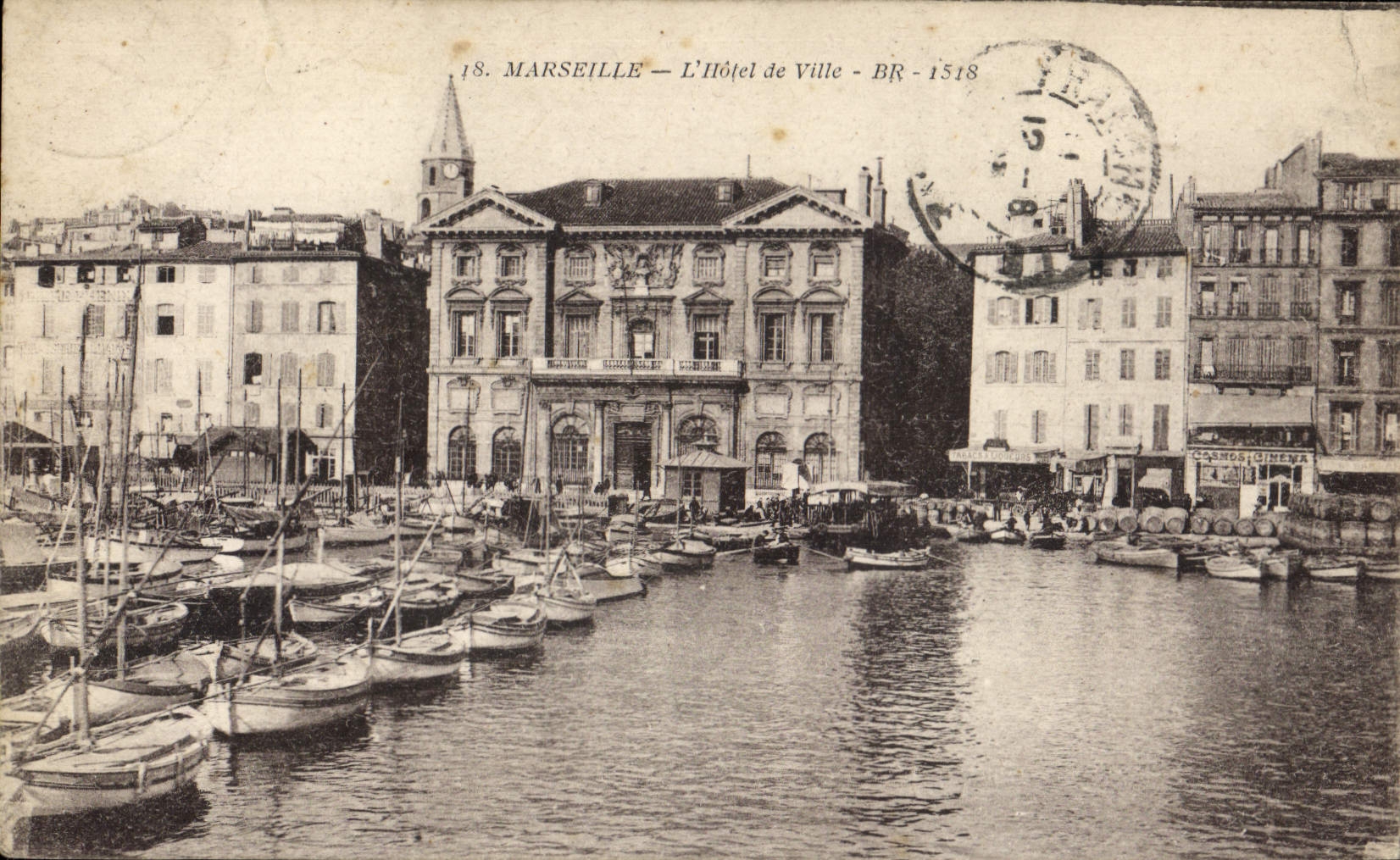 CPA Marseille l'hotel de Ville 
