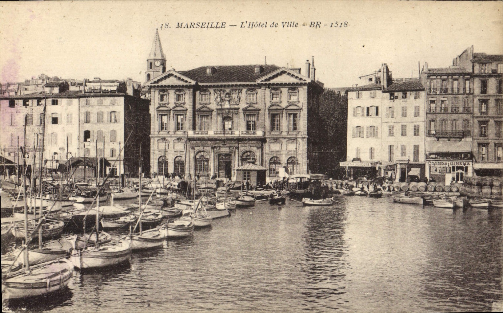 CPA Marseille l'hotel de Ville 